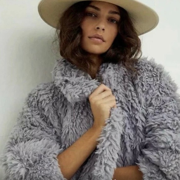 New Free People Honeypie Teddy Jacket - Picture 1 of 7